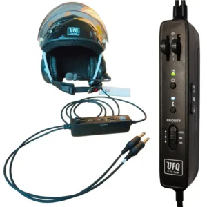 UFQ BT AHA38 - ANR bluetooth aviation helmet carbon firber earcups